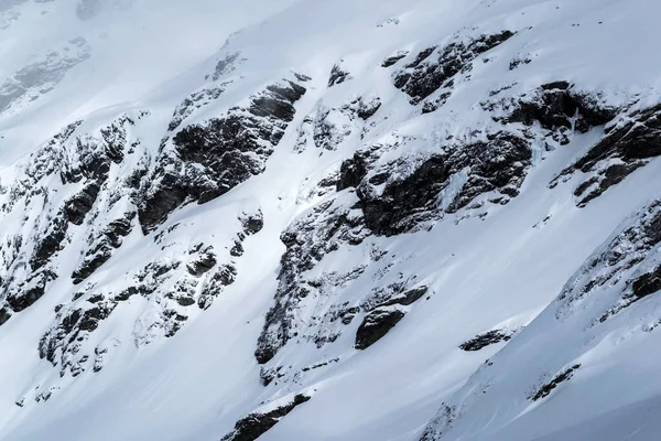 Karpaten Bedekt Met Sneeuw Balea Lake Area Transfagarasan Roemenië — Stockfoto