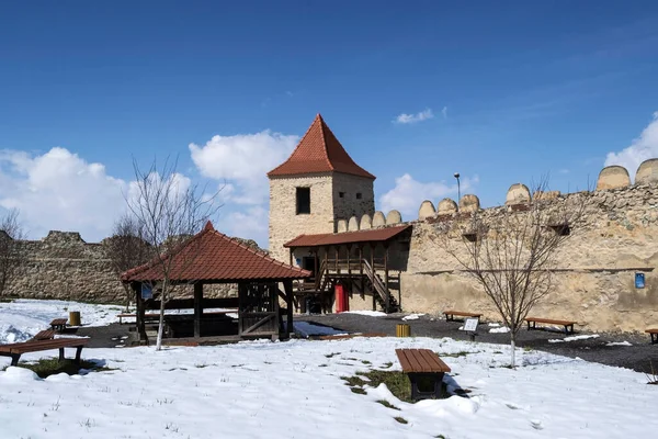 Brasow Rumunia Marca 2021 Cytadela Rupei Jedno Najstarszych Stanowisk Archeologicznych — Zdjęcie stockowe