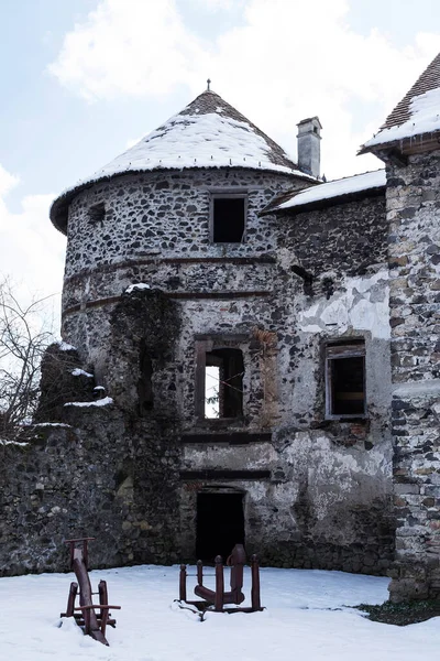 Racos Roménia Março 2021 Castelo Sukosd Bethlen Construção Medieval — Fotografia de Stock