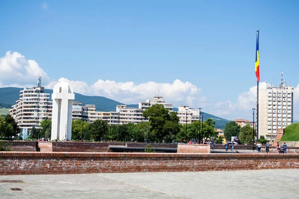 Alba Iulia Romania Agosto 2020 Vista Dal Lato Ovest Della — Foto Stock