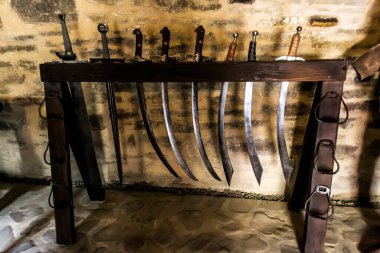 SUCEAVA, ROMANIA - 21 Haziran 2019: Suceava Kalesi. Suceava Kalesi..