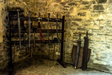 SUCEAVA, ROMANIA - 21 Haziran 2019: Suceava Kalesi. Suceava Kalesi..