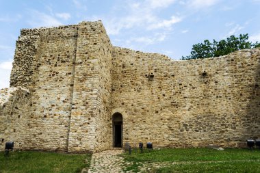 SUCEAVA, ROMANIA - 21 Haziran 2019: Suceava Kalesi. Suceava Kalesi..