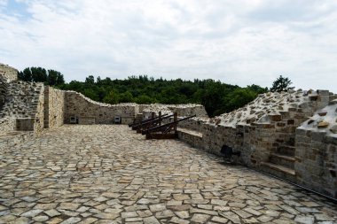 SUCEAVA, ROMANIA - 21 Haziran 2019: Suceava Kalesi. Suceava Kalesi..