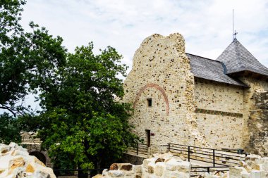 SUCEAVA, ROMANIA - 21 Haziran 2019: Suceava Kalesi. Suceava Kalesi..