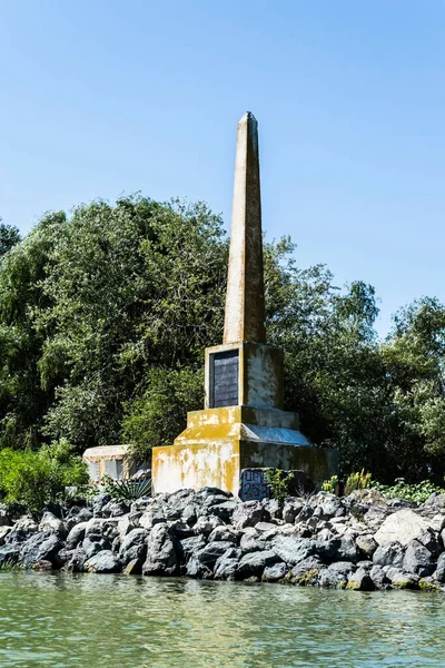 Tulcea Romania August 2019 Obelisk Honor King Carol Crisan Village — Stock Photo, Image