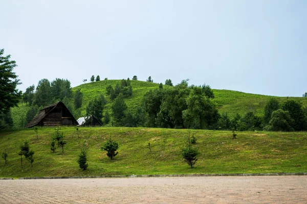 Gura Humorului Panoramik Manzara Suceava Ilçesi Bucovina Romanya — Stok fotoğraf