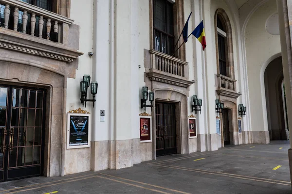 Bucharest Romania July 2021 Romanian Athenaeum Ateneul Roman Concert Hall — 图库照片