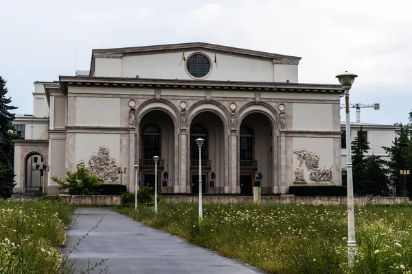 罗马尼亚雅典娜寺 Ateneul Roman 音乐厅 罗马尼亚布加勒斯特 — 图库照片