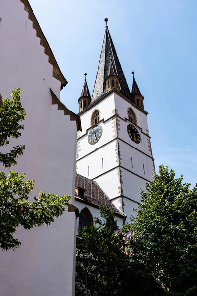Sibiu Roemenië Juli 2021 Lutherse Kathedraal Van Saint Mary — Stockfoto