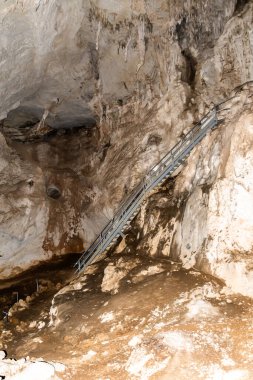 Romanya 'nın Bihor ilçesindeki Apuseni dağlarından Meziad mağarasının içi.