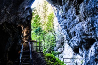 Ionele 'nin Kapı Mağarası - Petera Poarta Lui Lonele-, Garda de Sus komünü, Judeul Alba, Romanya.