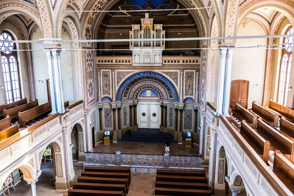 Oradea Roménia Julho 2021 Interior Sinagoga Sion Neolog — Fotografia de Stock