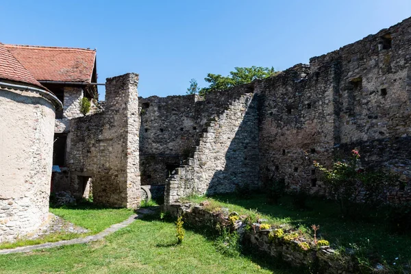 Calnic Medieval Fortress Unesco Heritage Alba County Romania — Stock Photo, Image