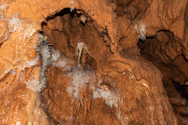 Grotte Cristal Mine Farcu Grotte Cristal Calcite Montagnes Apuseni Comté — Photo