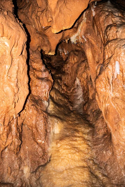 Crystal Cave Farcu Mine Calcite Crystal Cave Apuseni Mountains Bihor — стокове фото