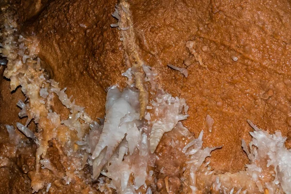 Crystal Cave Från Farcu Gruva Calcite Crystal Cave Apuseni Bergen — Stockfoto