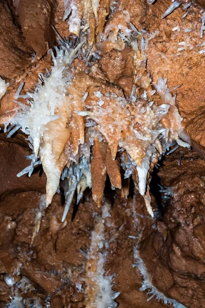 Crystal Cave Från Farcu Gruva Calcite Crystal Cave Apuseni Bergen — Stockfoto