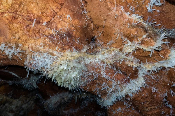 Crystal Cave Från Farcu Gruva Calcite Crystal Cave Apuseni Bergen — Stockfoto