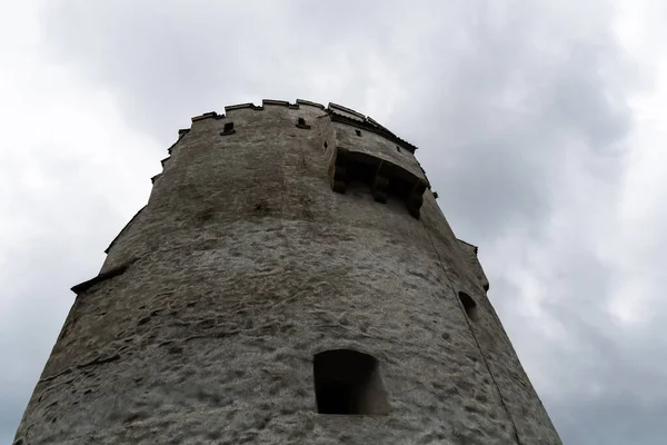 Белая Башня Turnul Alb Крепость Брашова Века — стоковое фото