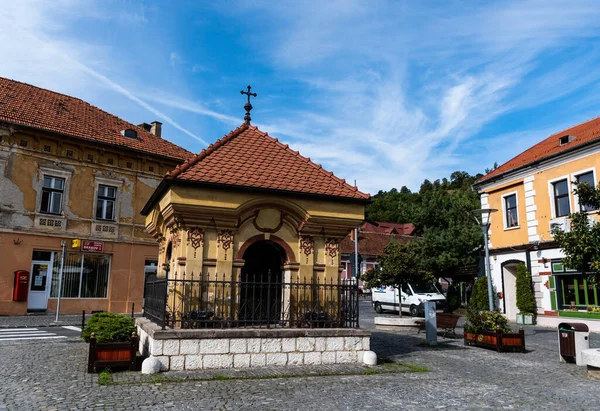 Brasov Roumanie Septembre 2021 Monument Religieux Sur Place Union Piata — Photo