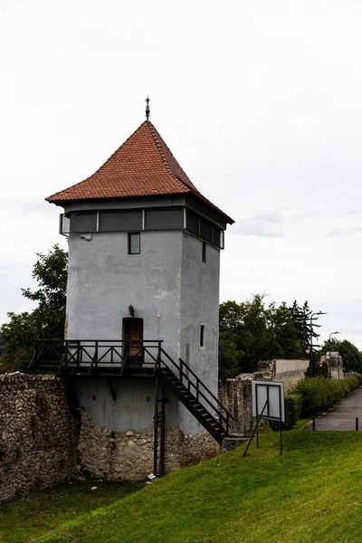 Sanat Kulesi Eski Çömlek Kulesi Brasov Romanya — Stok fotoğraf