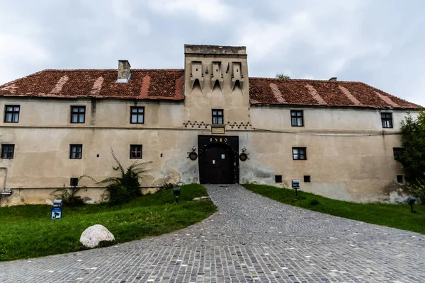 Brasov Romania Eylül 2021 Hill Citadel Cetuia Straj Ortaçağ Tahkimatı — Stok fotoğraf