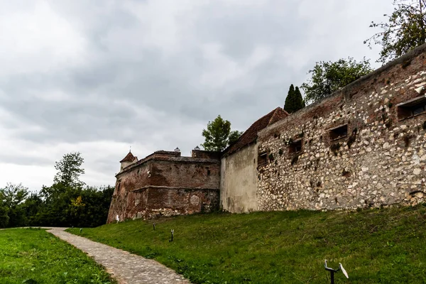 Citadelle Cetuia Straj Fortification Médiévale Brasov Roumanie — Photo