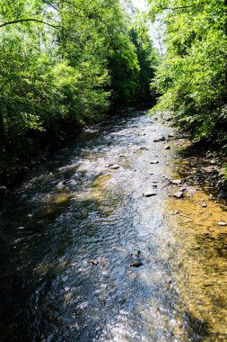 Sighetul Marmatiei 'deki Iza Nehri, Denizcilik Bölgesi, Romanya.