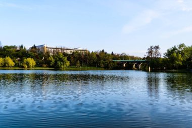 Tineretului Parkı, İlkbahar, Bükreş, Romanya.