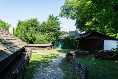HUMULESTI, ROMANIA - 22 Haziran 2019: Romen yazar Ion Creanga 'nın Anma Evi.