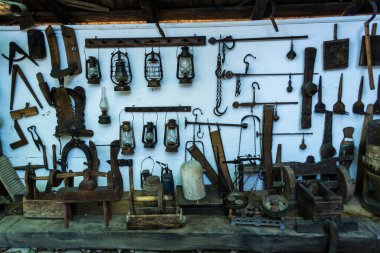 HUMULESTI, ROMANIA - 22 Haziran 2019: Romen yazar Ion Creanga 'nın Anma Evi.