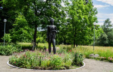 STUPCA, ROMANIA - 19 Haziran 2019: Besteci Ciprian Porumbescu 'nun Anma Müzesi.