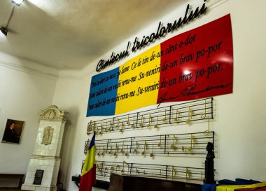 STUPCA, SUCEAVA, ROMANIA - 19 Haziran 2019: Siprian Porumbescu Anıt Evi.