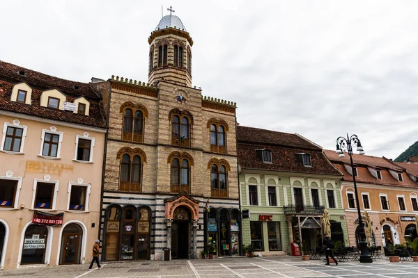 Brasov Romania September 2021 Церква Успіння Благословенної Діви Марії Цитадель — стокове фото