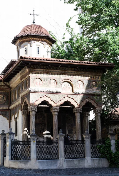 Bucharest Romania Maggio 2021 Monastero Stavropoleos Centro Storico — Foto Stock