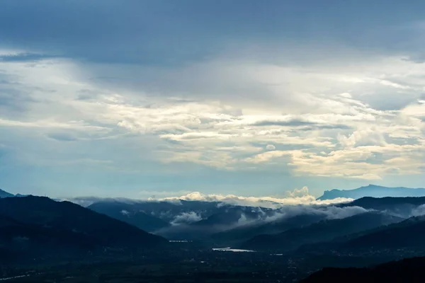 Landschaft Der Stadt Piatra Neamt Vom Pietricica Berg Aus Gesehen — Stockfoto