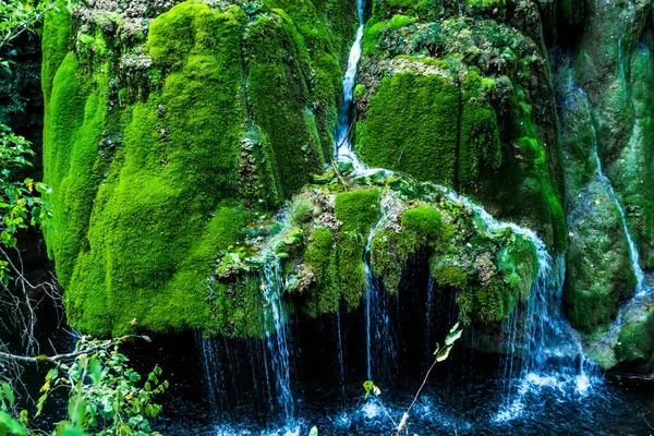 Бигарский Водопад Считается Одним Самых Впечатляющих Мире Находится Место Прохождения — стоковое фото