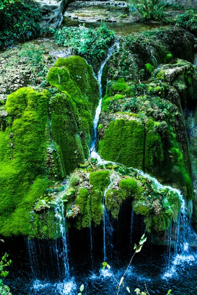 Bigar Waterfall Considered One Most Spectacular World Also Here Place — Stock Photo, Image