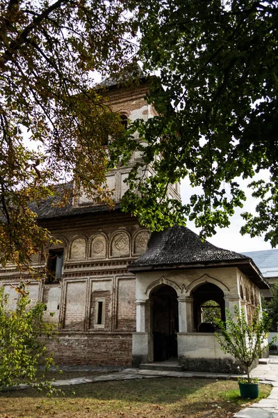 斯特雷哈亚修道院 该国唯一的修道院 南侧有祭坛 罗马尼亚 — 图库照片
