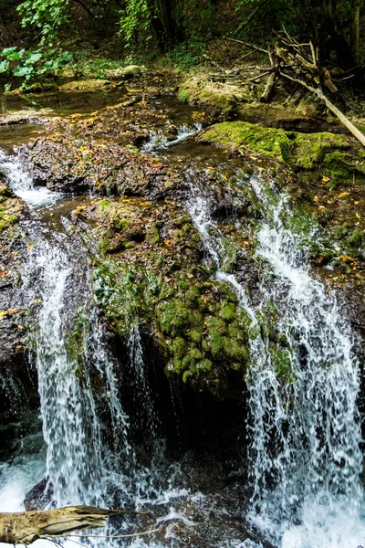 Cascada Vaioaga Banat Una Las Más Bellas Rumania Ubicada Parque — Foto de Stock