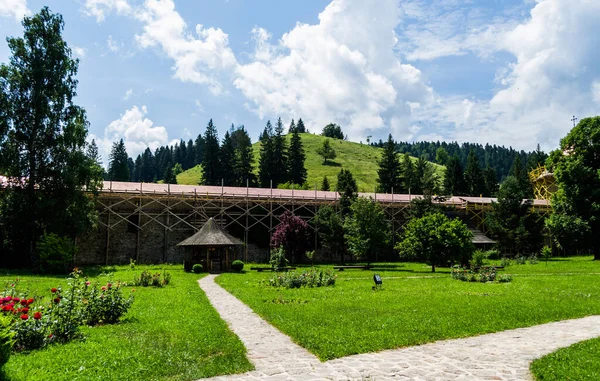 Das Sucevita Kloster Ist Ein Orthodoxes Kloster Rumänien Das Den — Stockfoto