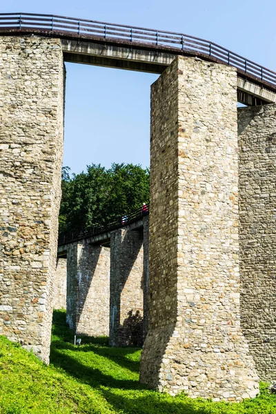 Targu Neamt Румунія Червня 2019 Neamt Fortress Середньовічна Цитадель Німт — стокове фото