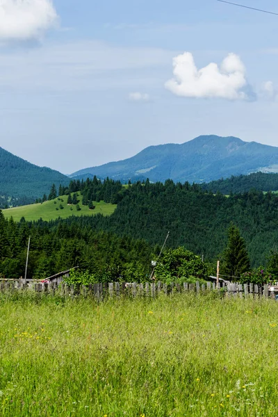 Bela Paisagem Tihuta Passar Entre Transilvânia Moldávia Terra — Fotografia de Stock