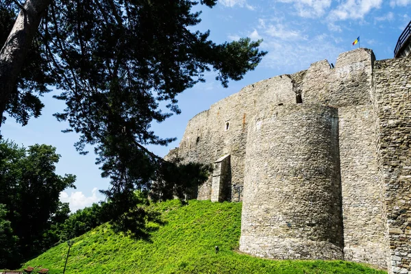 Targu Neamt Ρουμανία Ιουνίου 2019 Φρούριο Neamt Μεσαιωνική Ακρόπολη Ακρόπολη — Φωτογραφία Αρχείου