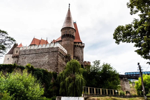 Corvin Castle Also Known Hunyadi Castle Hunedoara Castle Gothic Renaissance — стокове фото