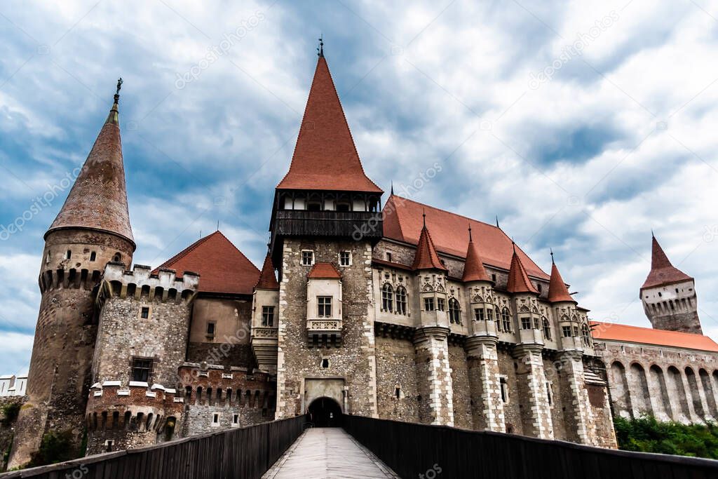 Corvin Castle, also known as Hunyadi Castle or Hunedoara Castle, is a Gothic-Renaissance castle in Hunedoara, Romania. It is one of the largest castles in Europe and is featured as one of the Seven Wonders of Romania