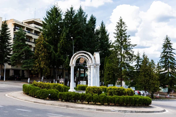 Geoagiu Bai Roemenië August 2022 Historisch Monument Geoagiu Bai Resort — Stockfoto