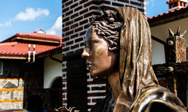 Skobelevo Bulgaria Agosto 2022 Estatua Reina Berenice Complejo Etnográfico Damascena — Foto de Stock