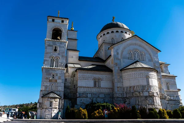Podgorica Montenegro October 2022 Cathedral Resurrection Christ — стокове фото